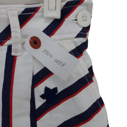 le coq sportif(ルコックスポルティフ) スカート 白青赤ストライプ レディース 9 B