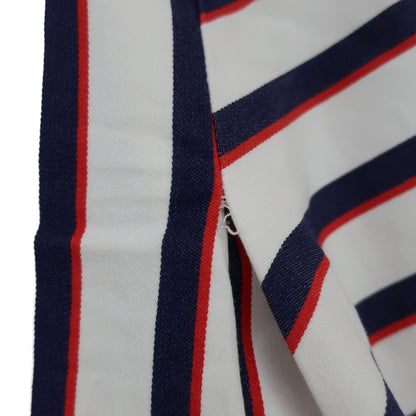 le coq sportif(ルコックスポルティフ) スカート 白青赤ストライプ レディース 9 B