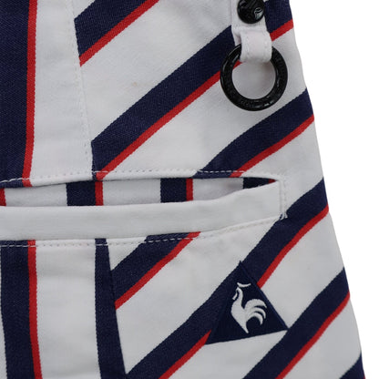 le coq sportif(ルコックスポルティフ) スカート 白青赤ストライプ レディース 9 B