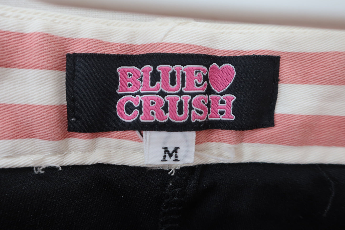 BLUE CRUSH(ブルークラッシュ) スカート 白ピンクストライプ レディース M B