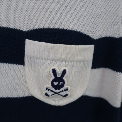 PEARLY GATES(パーリーゲイツ) ワンピース 白ネイビーボーダー レディース 1 055-124406 B