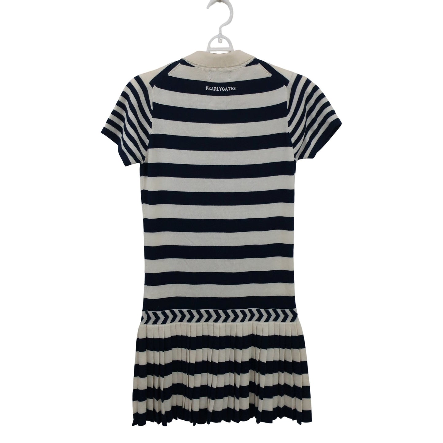 PEARLY GATES(パーリーゲイツ) ワンピース 白ネイビーボーダー レディース 1 055-124406 B
