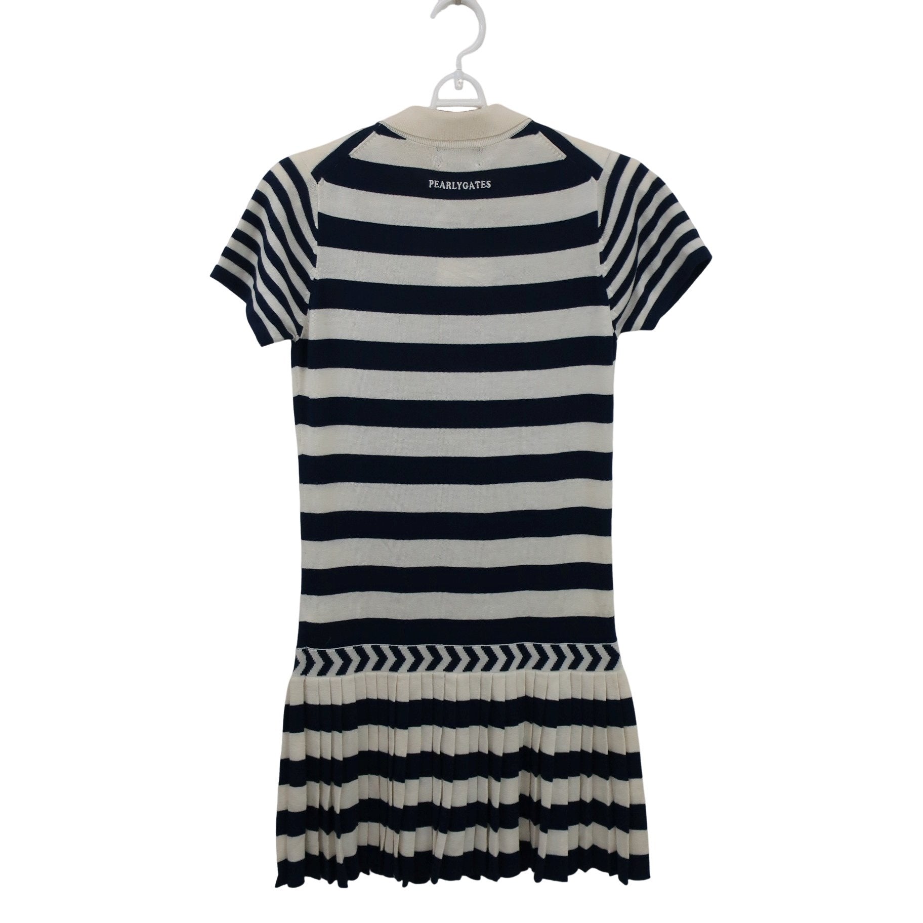 PEARLY GATES(パーリーゲイツ) ワンピース 白ネイビーボーダー レディース 1 055-124406 B