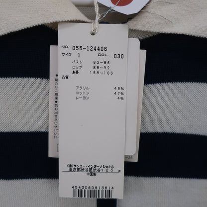 PEARLY GATES(パーリーゲイツ) ワンピース 白ネイビーボーダー レディース 1 055-124406 B