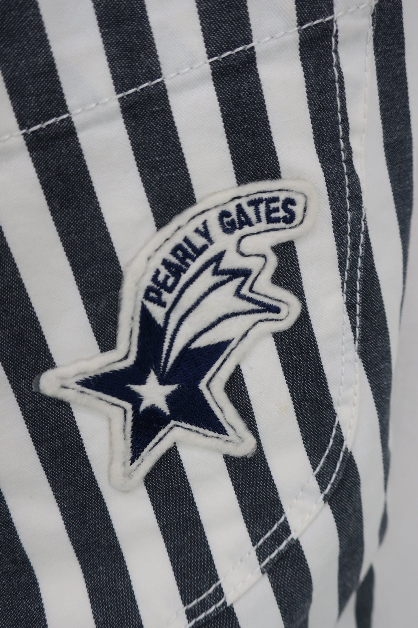 PEARLY GATES(パーリーゲイツ) パンツ 白グレーストライプ レディース 1 055-131523 C
