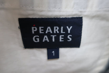 PEARLY GATES(パーリーゲイツ) パンツ 白グレーストライプ レディース 1 055-131523 C