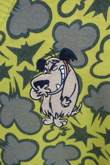 FICCE GOLF(フィッツェゴルフ) ニットベスト 黄色総柄 メンズ LL A