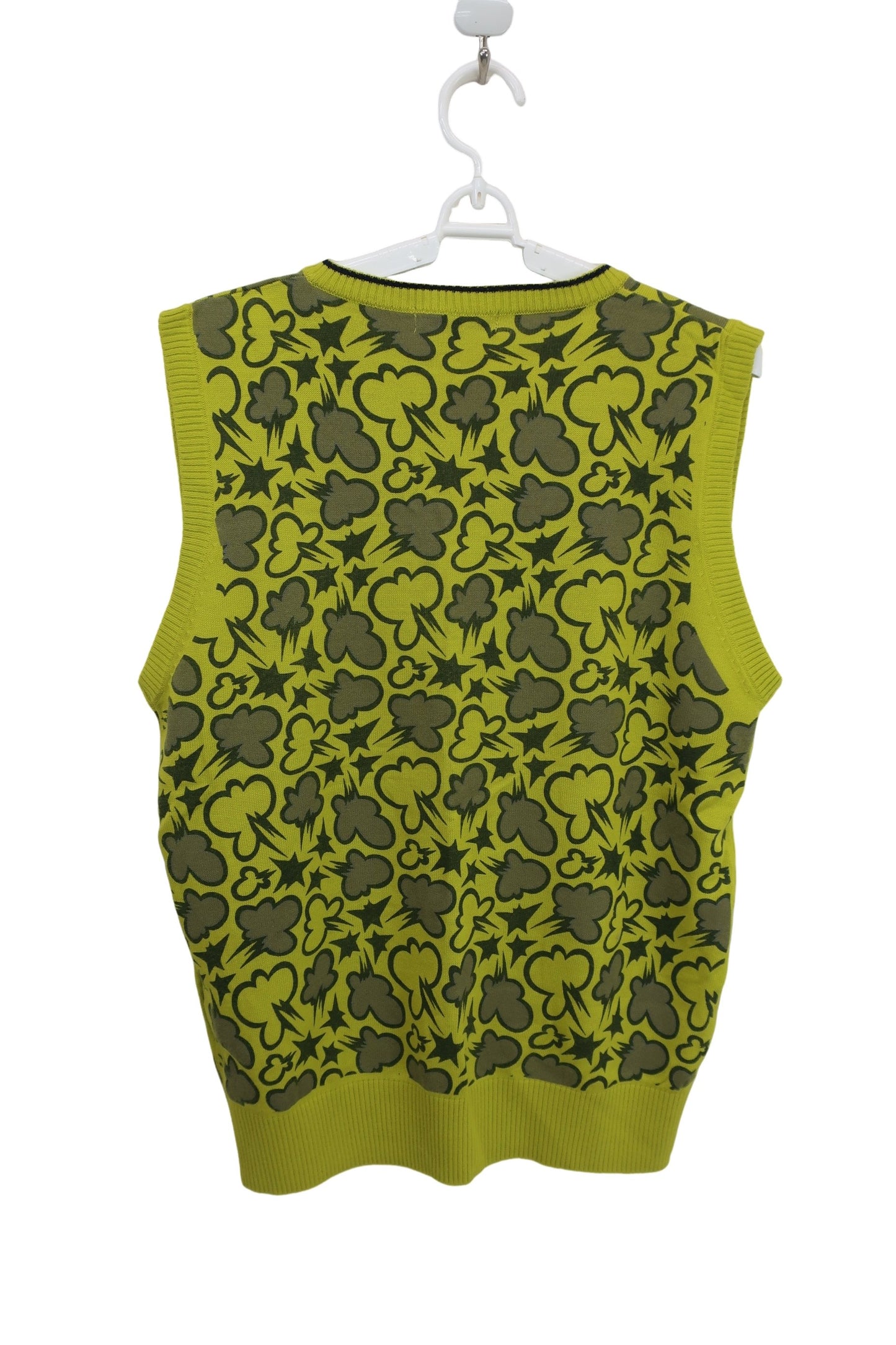 FICCE GOLF(フィッツェゴルフ) ニットベスト 黄色総柄 メンズ LL A