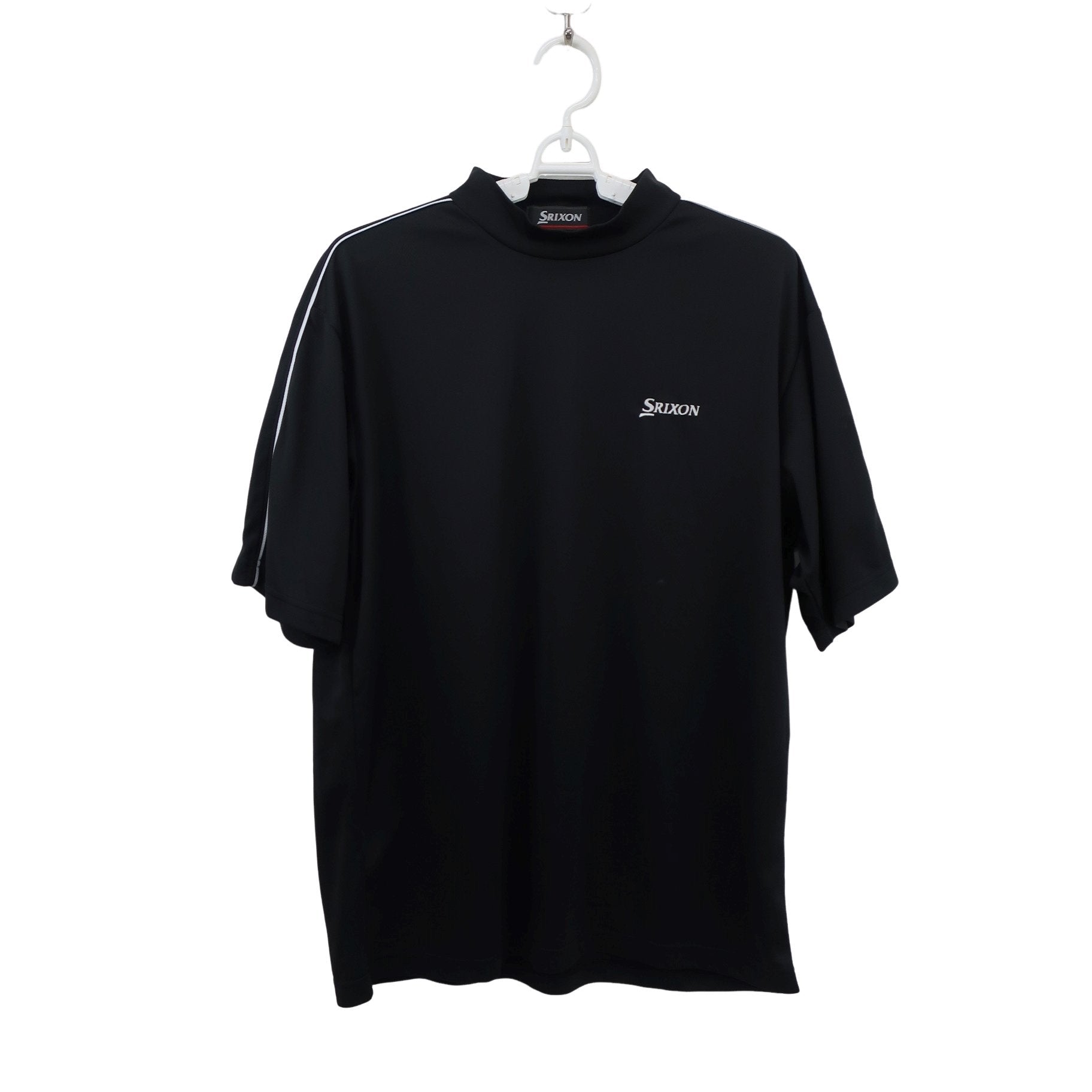 SRIXON(スリクソン) 半袖モックネックシャツ 黒 メンズ M~L A