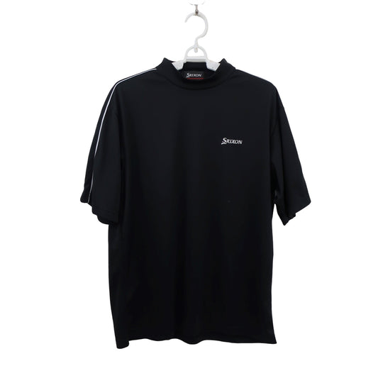 SRIXON(スリクソン) 半袖モックネックシャツ 黒 メンズ M~L A