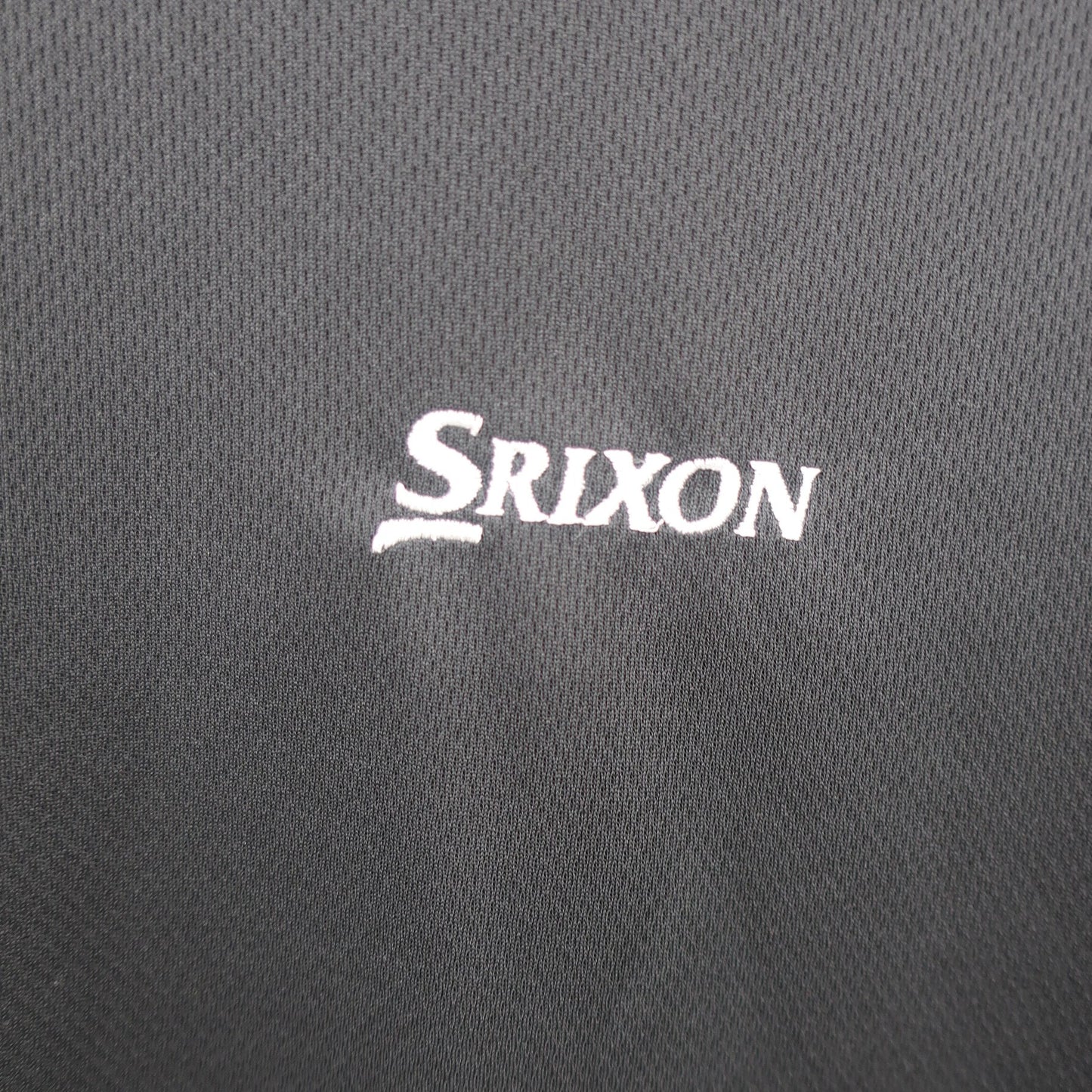 SRIXON(スリクソン) 半袖モックネックシャツ 黒 メンズ M~L A