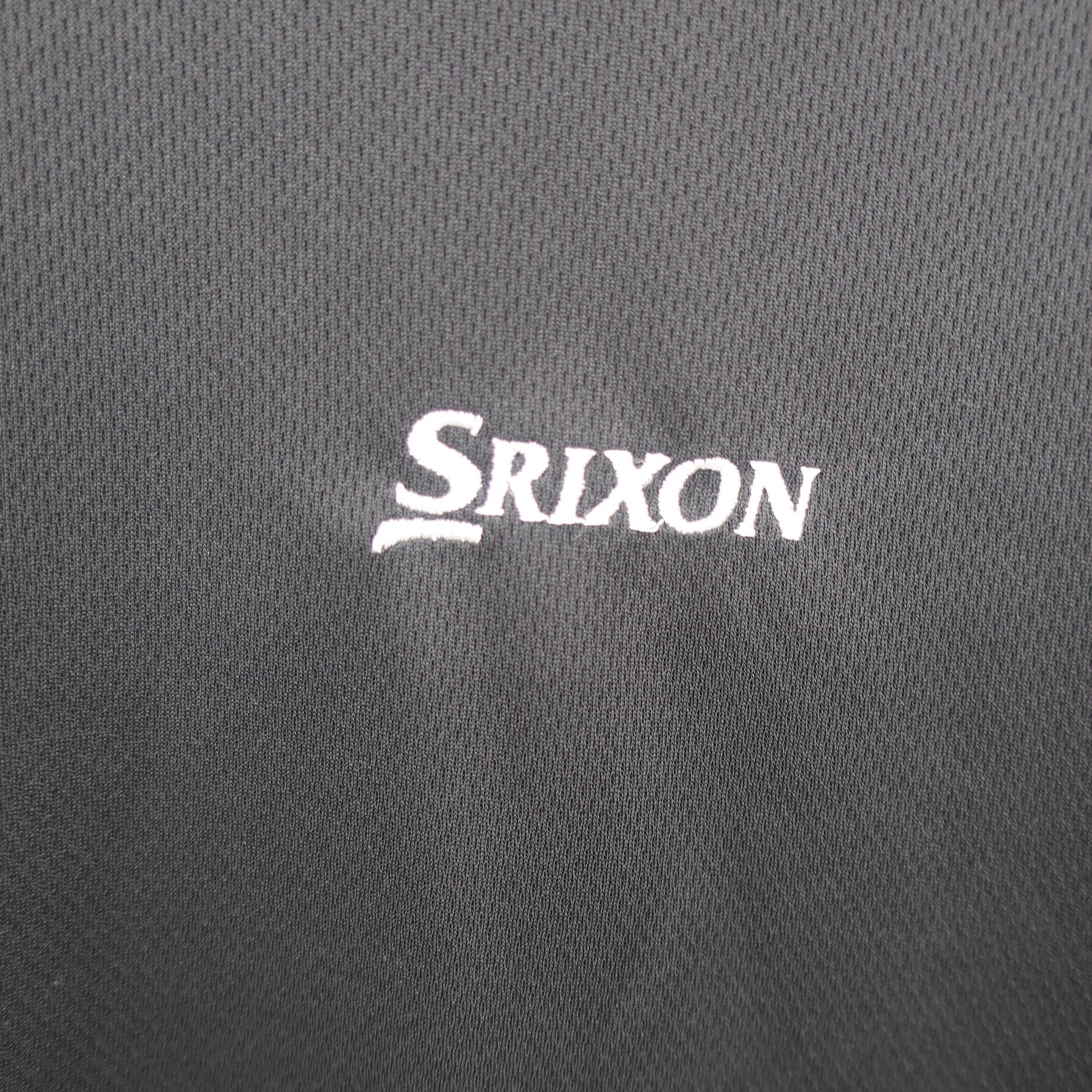 SRIXON(スリクソン) 半袖モックネックシャツ 黒 メンズ M~L A