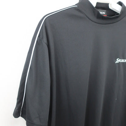 SRIXON(スリクソン) 半袖モックネックシャツ 黒 メンズ M~L A