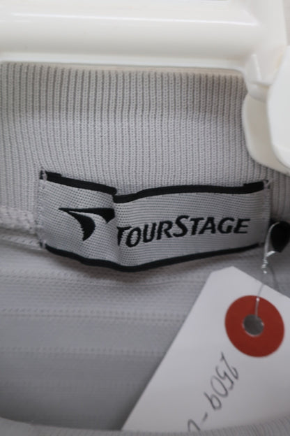 TOURSTAGE(ツアーステージ) 半袖ハイネックシャツ グレー メンズ M A