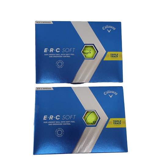 Callaway(キャロウェイ) ゴルフボール 黄色 2ダース E・R・C SOFT N