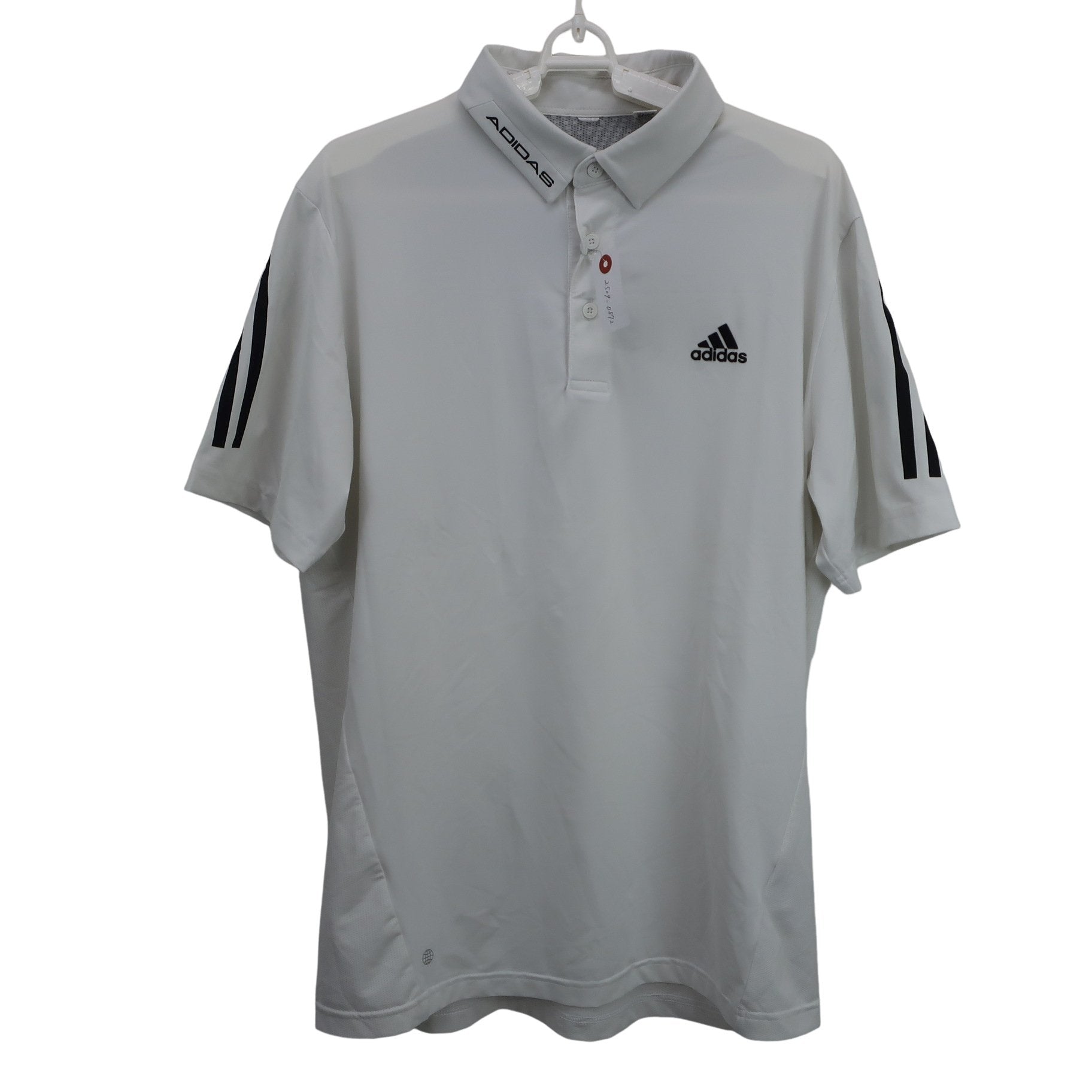 adidas(アディダス) ポロシャツ 白 メンズ XL A