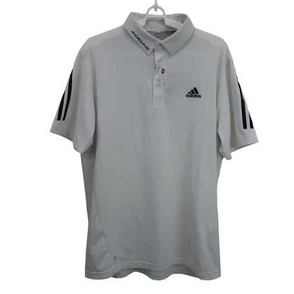 adidas(アディダス) ポロシャツ 白 メンズ XL A