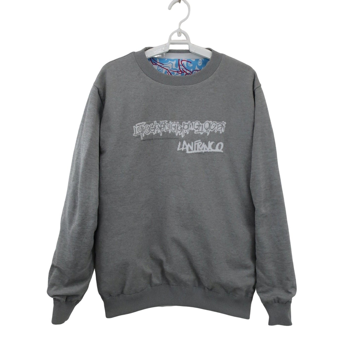 Munsingwear(マンシングウェア) リバーシブルスニード 白水色総柄 / グレー メンズ LL ラファエル・ランフランコ コラボ A