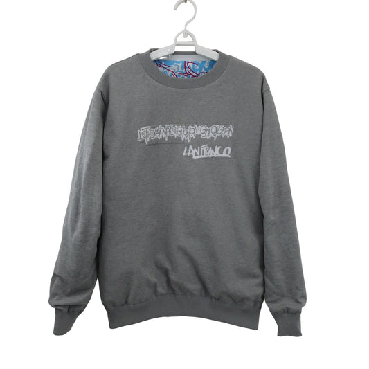 Munsingwear(マンシングウェア) リバーシブルスニード 白水色総柄 / グレー メンズ LL ラファエル・ランフランコ コラボ A