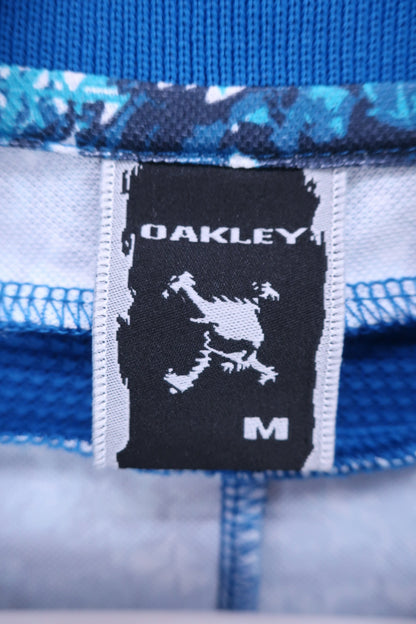 OAKLEY(オークリー) ポロシャツ 青総柄 メンズ M A