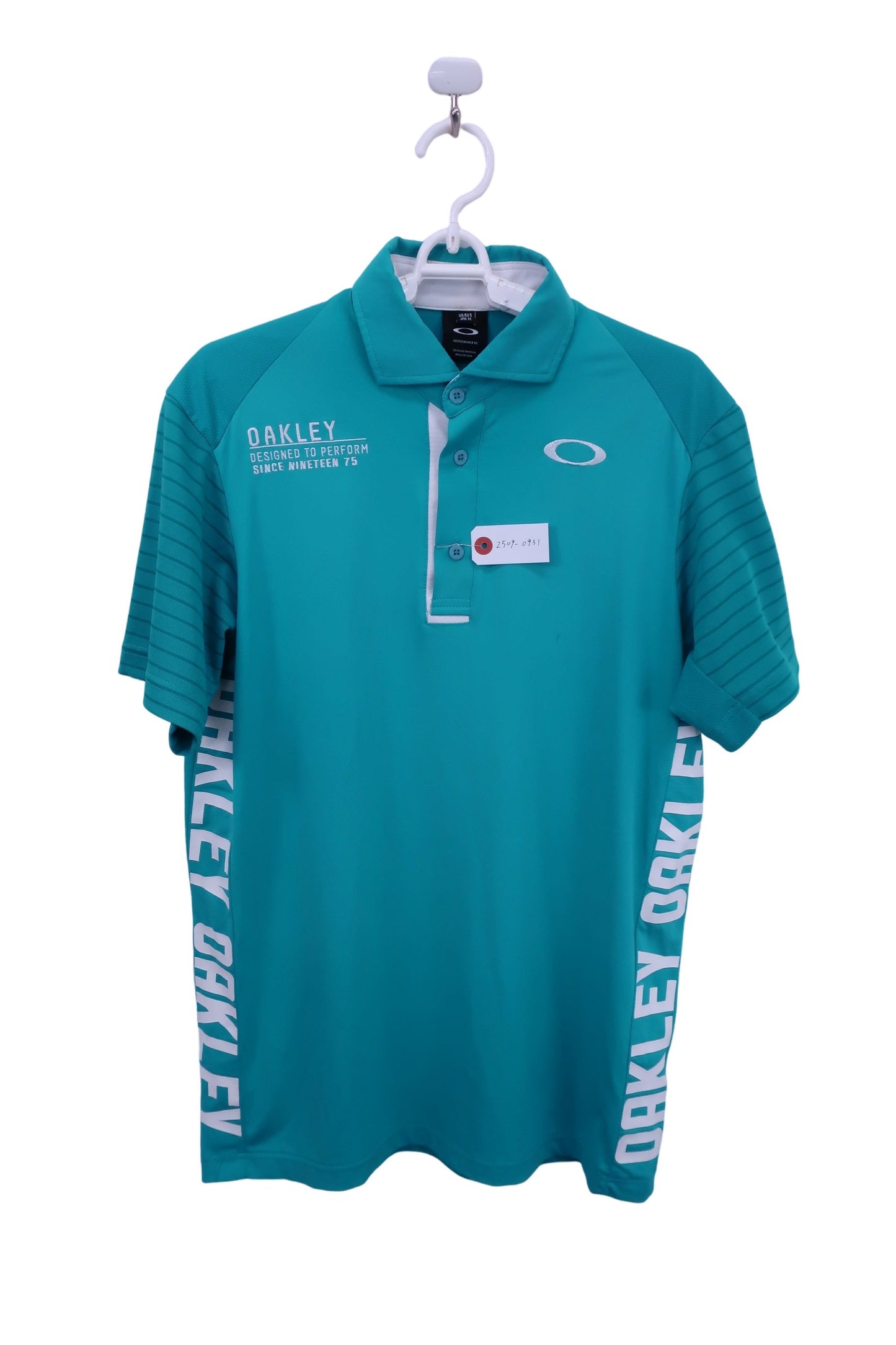 OAKLEY(オークリー) ポロシャツ 水色 メンズ M A