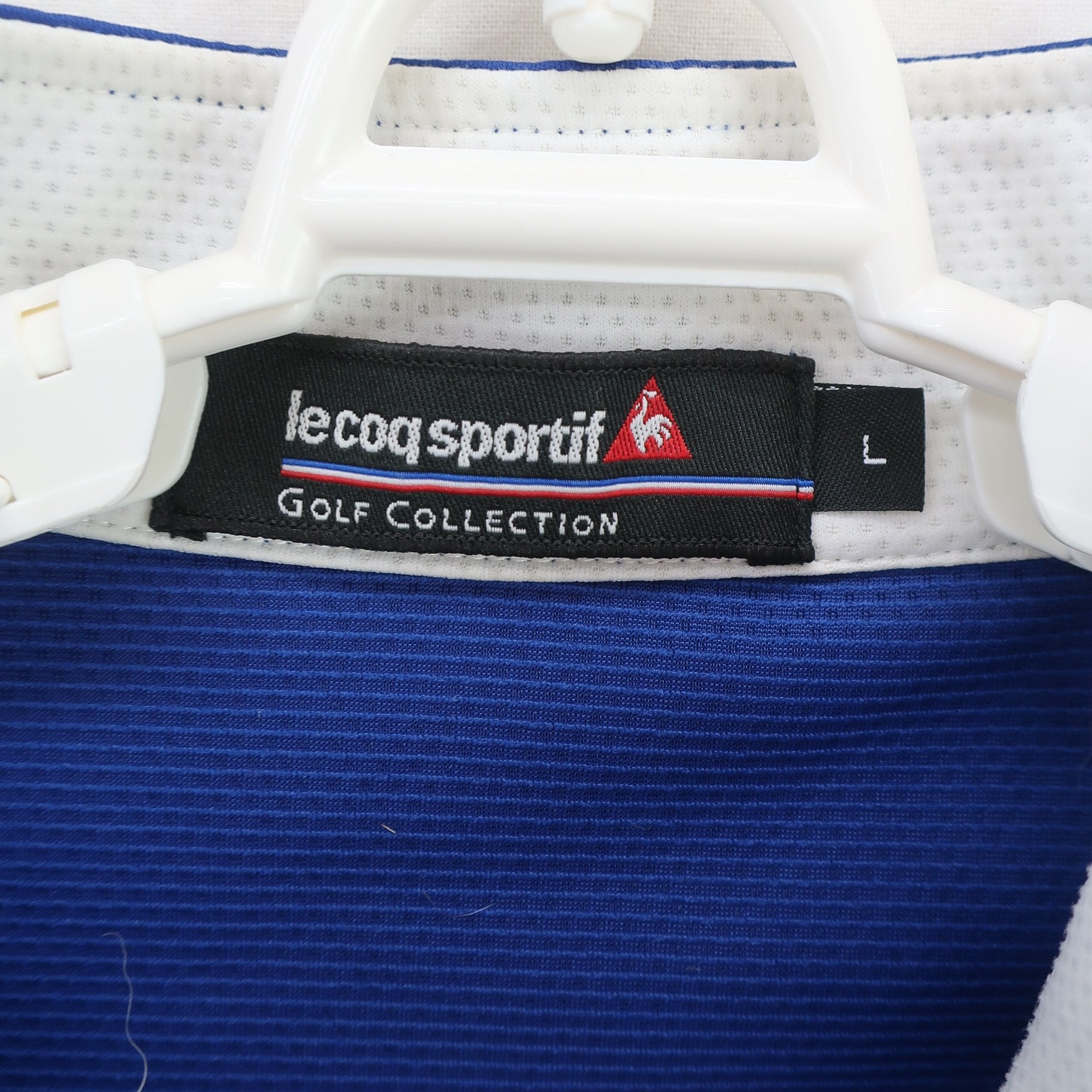 le coq sportif(ルコックスポルティフ) ハーフジップシャツ 青 メンズ L A