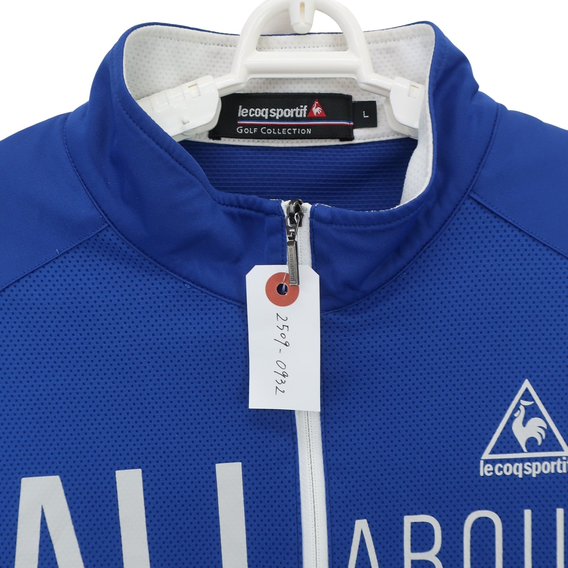 le coq sportif(ルコックスポルティフ) ハーフジップシャツ 青 メンズ L A