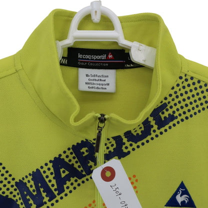 le coq sportif(ルコックスポルティフ) ハーフジップシャツ 黄色 メンズ L A