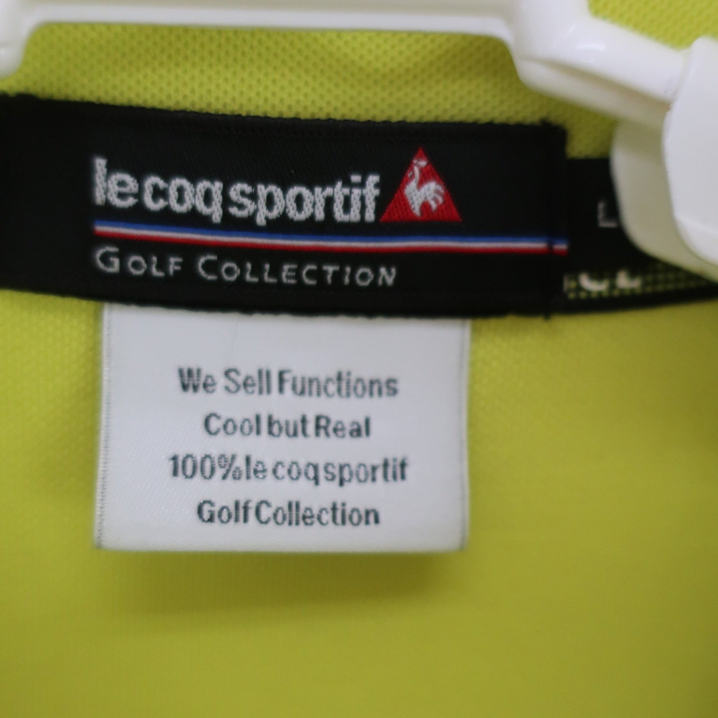 le coq sportif(ルコックスポルティフ) ハーフジップシャツ 黄色 メンズ L A