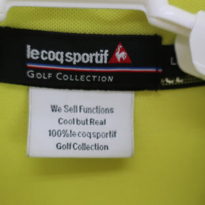 le coq sportif(ルコックスポルティフ) ハーフジップシャツ 黄色 メンズ L A