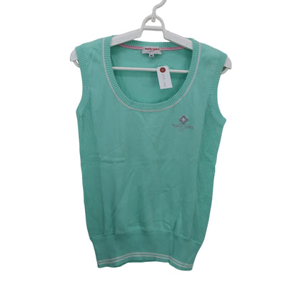 marie claire sport(マリ・クレール・スポーツ) ニットベスト ミントグリーン レディース M A