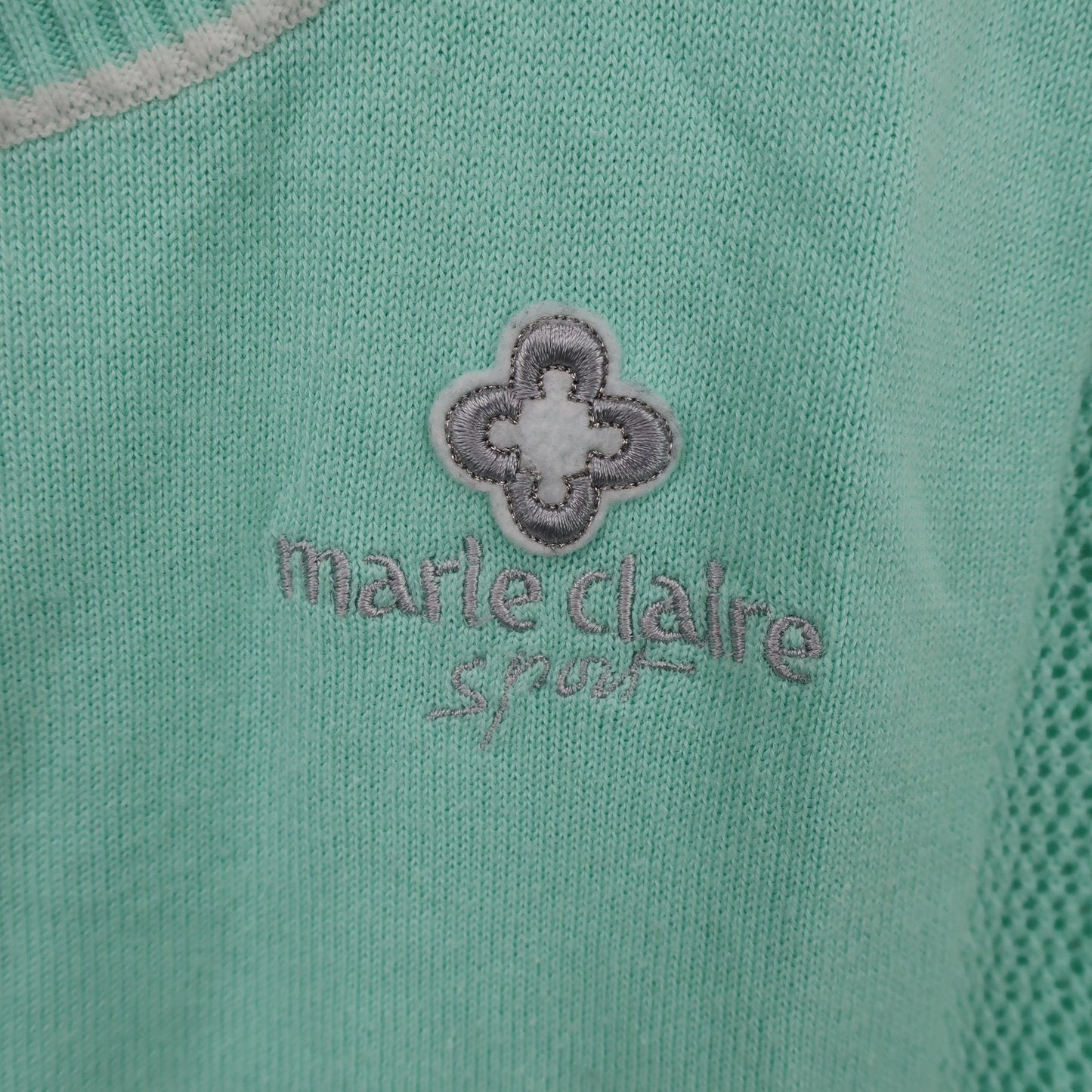 marie claire sport(マリ・クレール・スポーツ) ニットベスト ミントグリーン レディース M A