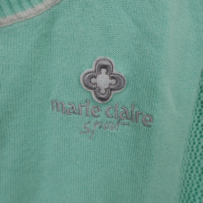 marie claire sport(マリ・クレール・スポーツ) ニットベスト ミントグリーン レディース M A