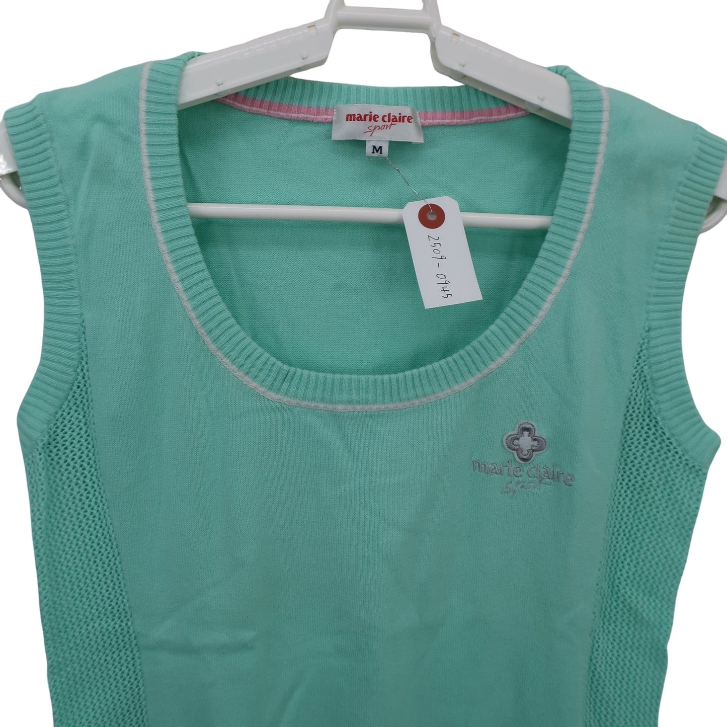 marie claire sport(マリ・クレール・スポーツ) ニットベスト ミントグリーン レディース M A