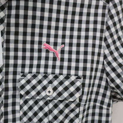 PUMA GOLF(プーマゴルフ) ワンピース 白黒チェック レディース M A