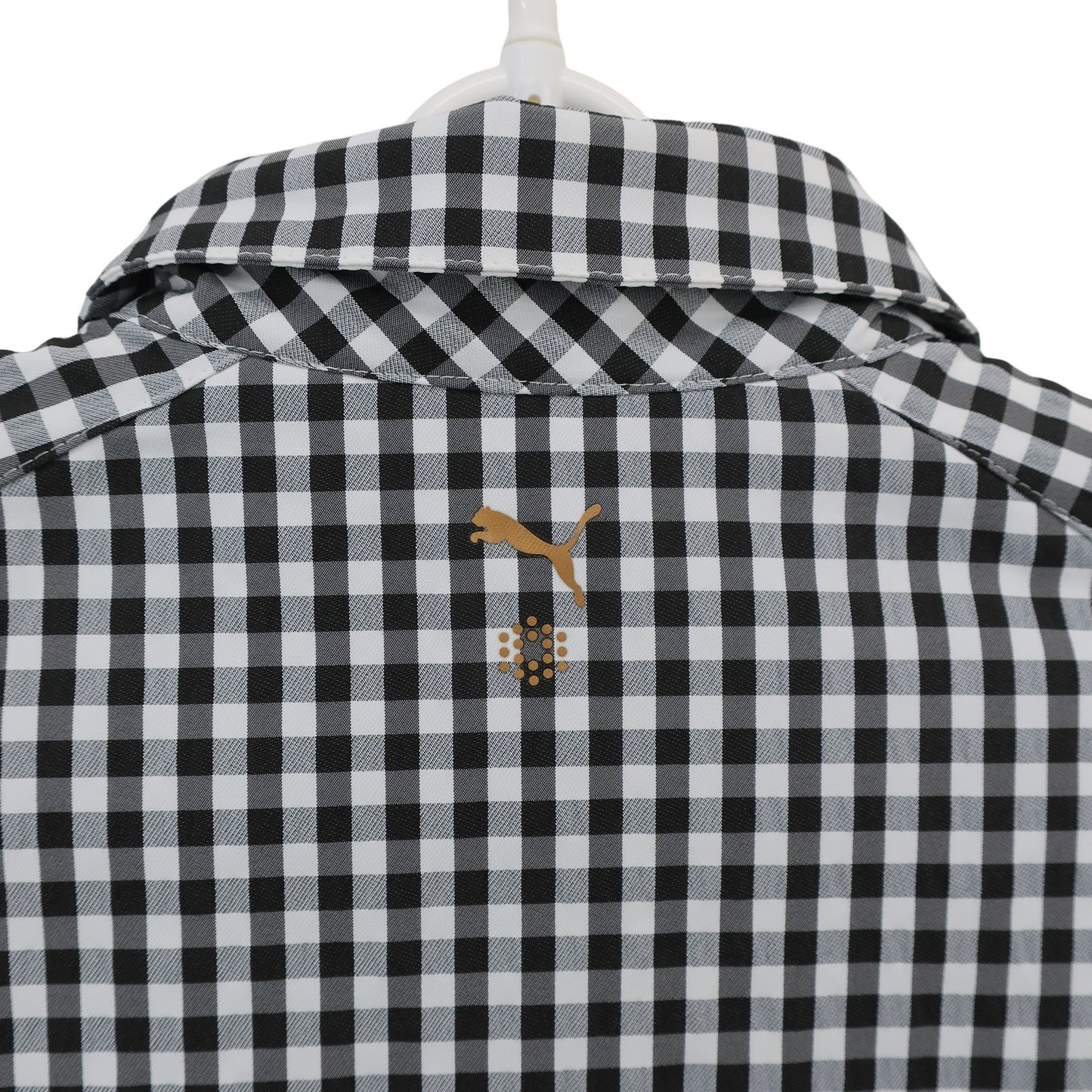 PUMA GOLF(プーマゴルフ) ワンピース 白黒チェック レディース M A