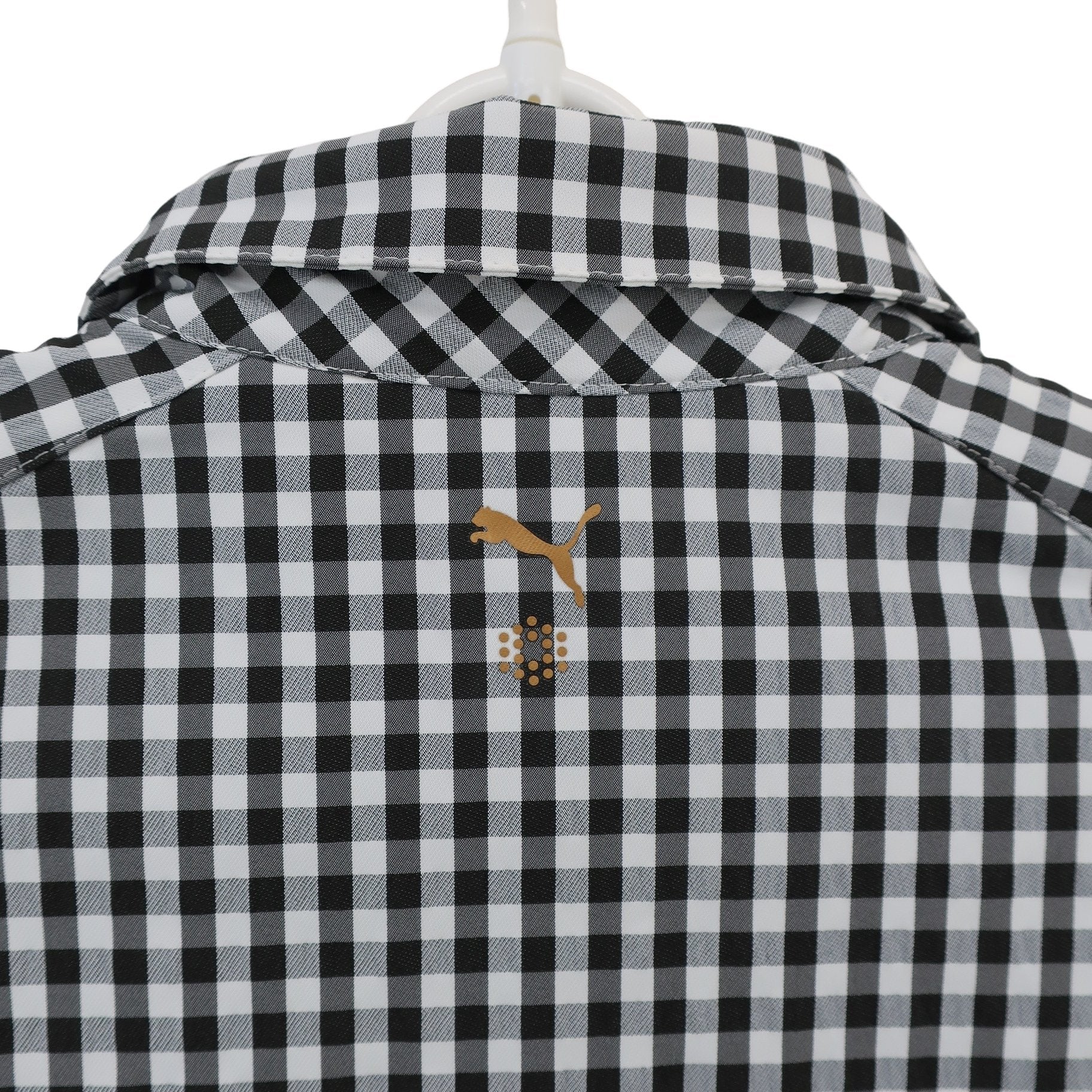 PUMA GOLF(プーマゴルフ) ワンピース 白黒チェック レディース M A