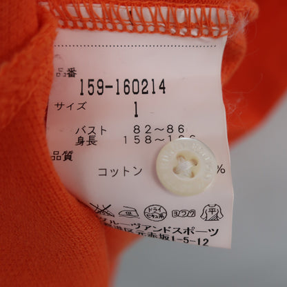 MASTER BUNNY EDITION(マスターバニーエディション) ポロシャツ オレンジ レディース 1 159-160214 B