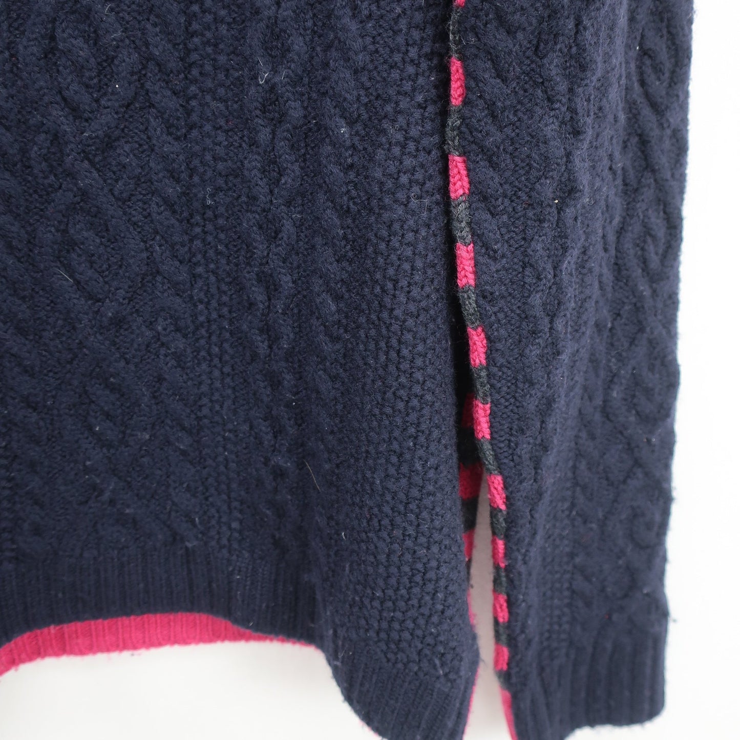 PEARLY GATES(パーリーゲイツ) セーター ネイビー / ピンク レディース 0 055-270186 A