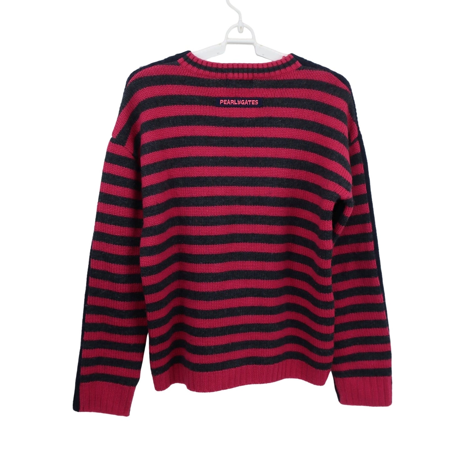 PEARLY GATES(パーリーゲイツ) セーター ネイビー / ピンク レディース 0 055-270186 A