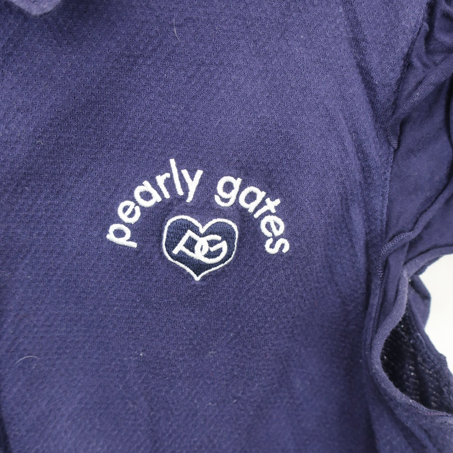 PEARLY GATES(パーリーゲイツ) ポロシャツ ネイビー レディース 2 055-260198 B
