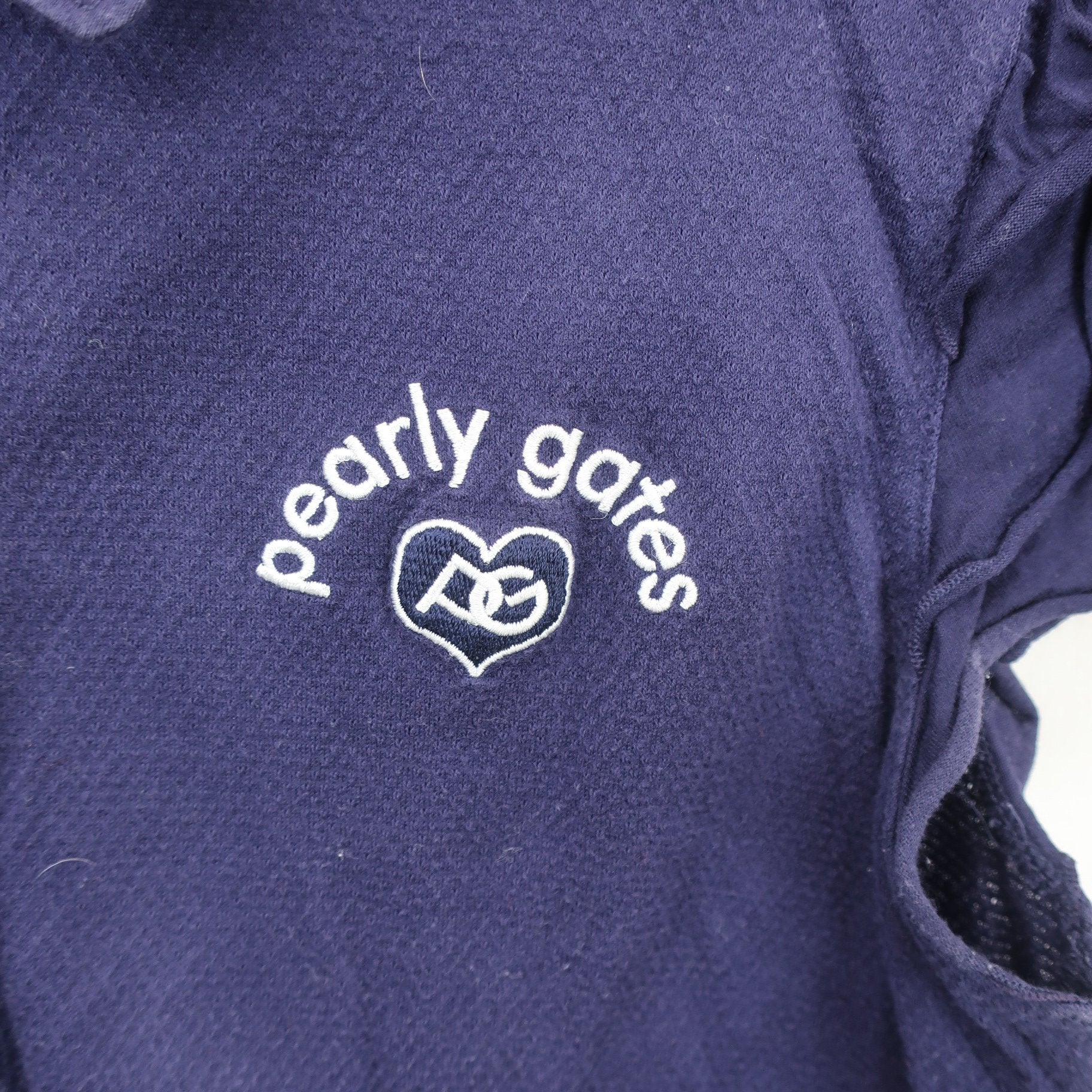 PEARLY GATES(パーリーゲイツ) ポロシャツ ネイビー レディース 2 055-260198 B