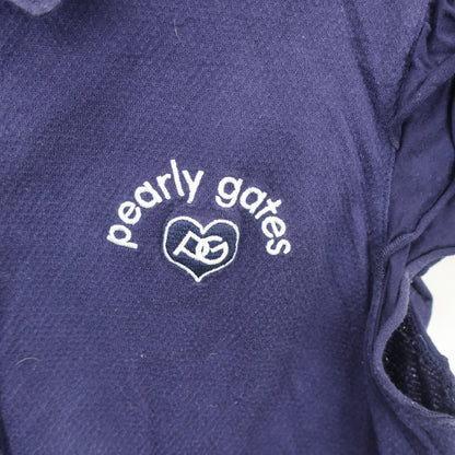 PEARLY GATES(パーリーゲイツ) ポロシャツ ネイビー レディース 2 055-260198 B