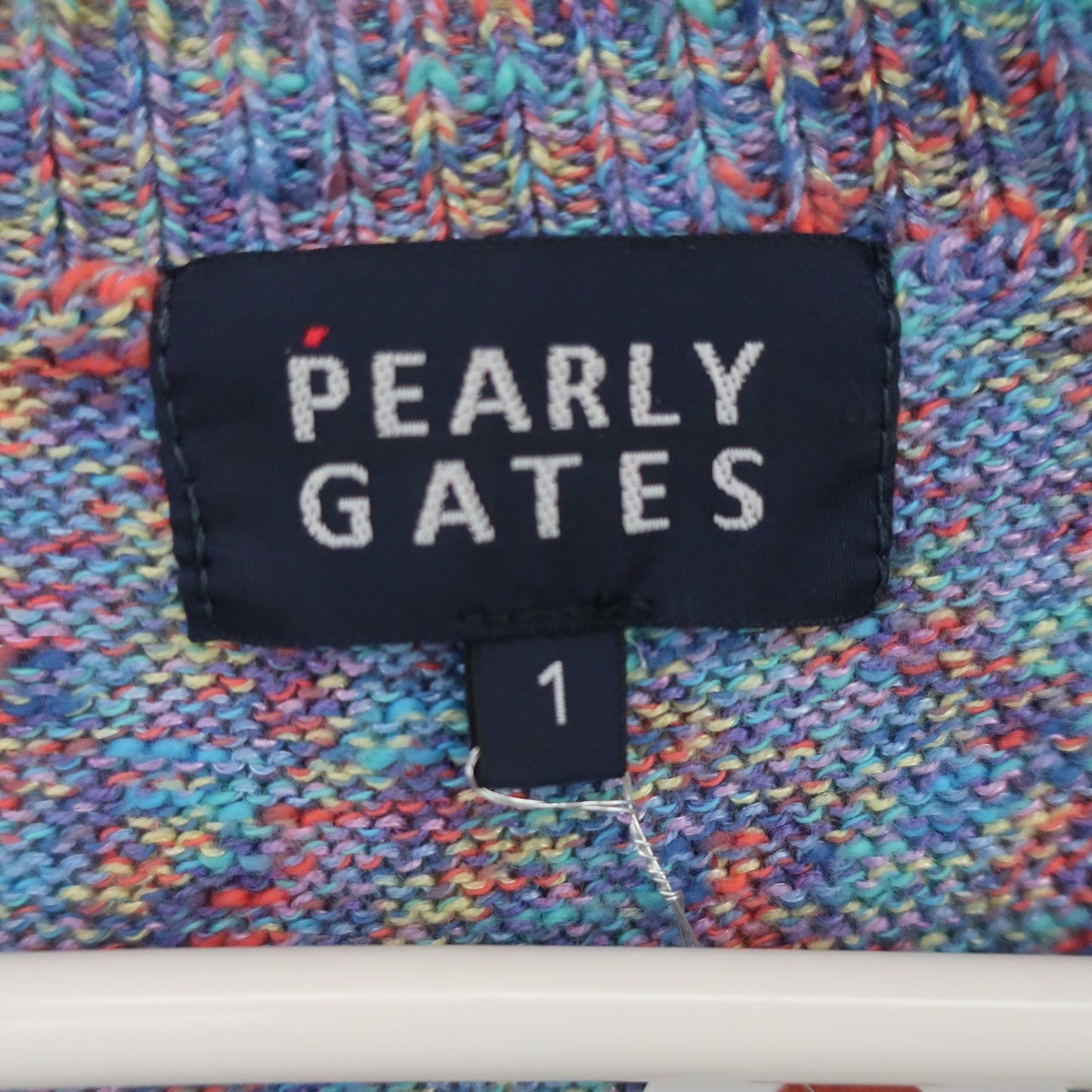 PEARLY GATES(パーリーゲイツ) ニットベスト 青系カラフル レディース 1 055-173332 B
