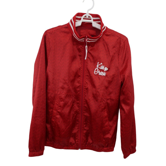 KISS ON THE GREEN(キスオンザグリーン) ナイロンブルゾン 赤 レディース 2 A