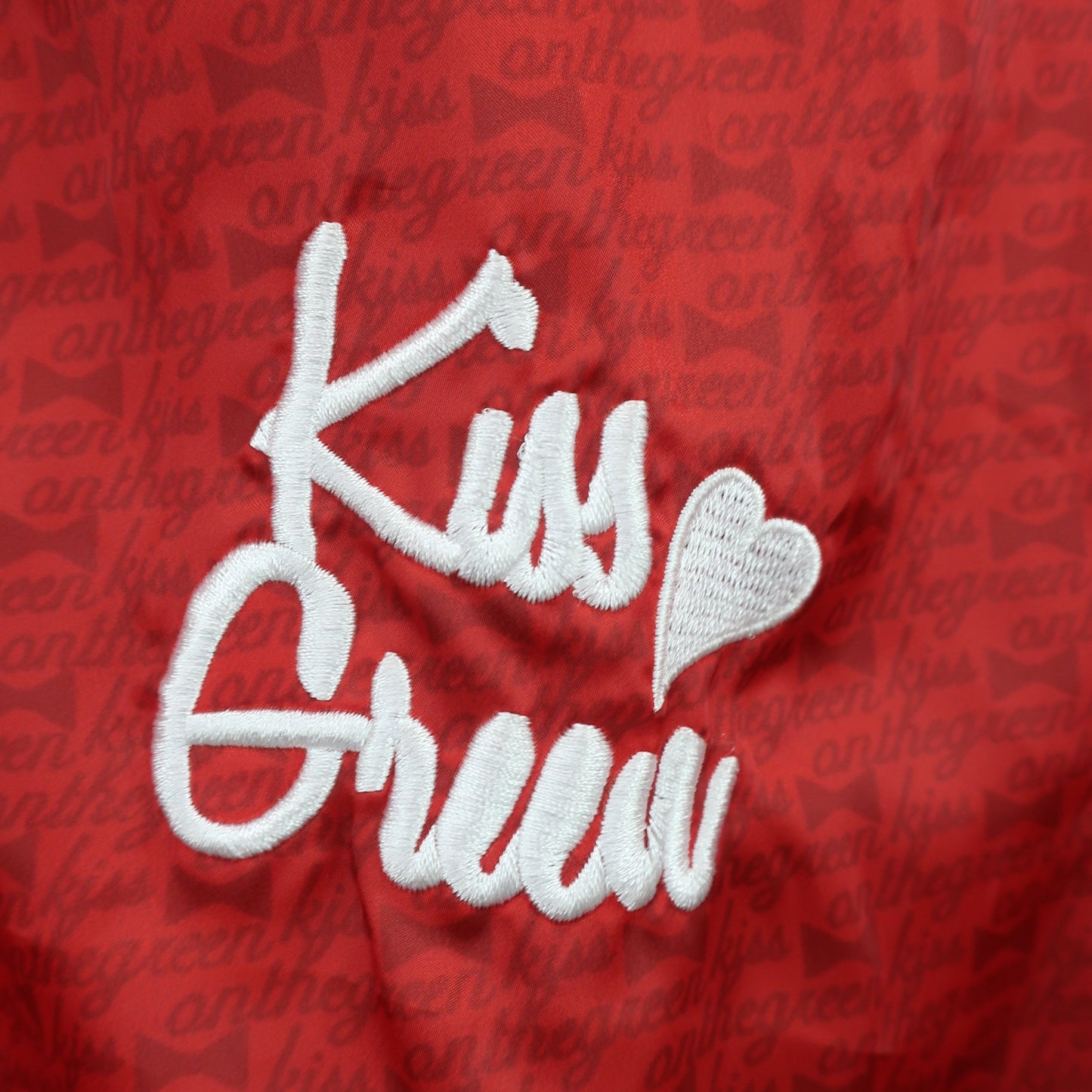 KISS ON THE GREEN(キスオンザグリーン) ナイロンブルゾン 赤 レディース 2 A