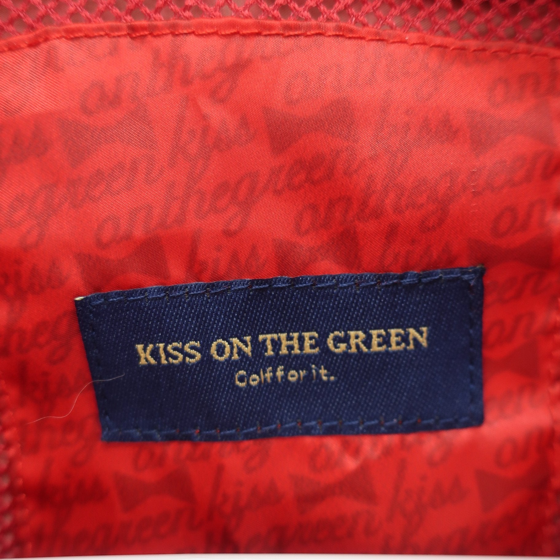 KISS ON THE GREEN(キスオンザグリーン) ナイロンブルゾン 赤 レディース 2 A