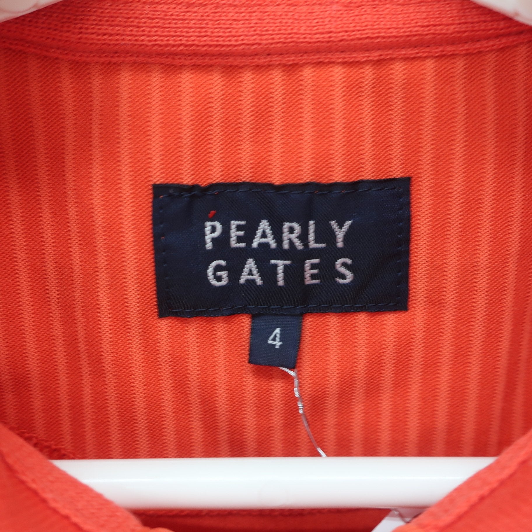 PEARLY GATES(パーリーゲイツ) ポロシャツ 赤 メンズ 4 053-0160526 A