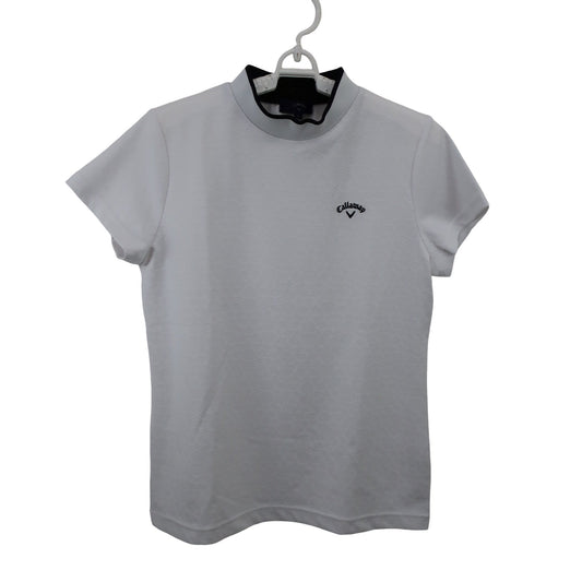 Callaway(キャロウェイ) 半袖モックネックシャツ 白 レディース L C22234202 A