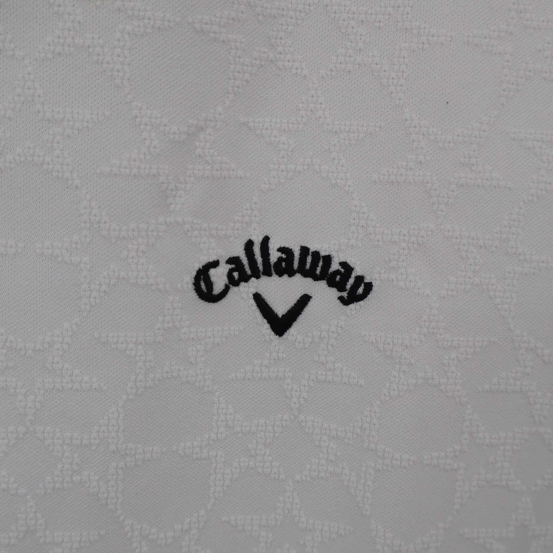 Callaway(キャロウェイ) 半袖モックネックシャツ 白 レディース L C22234202 A